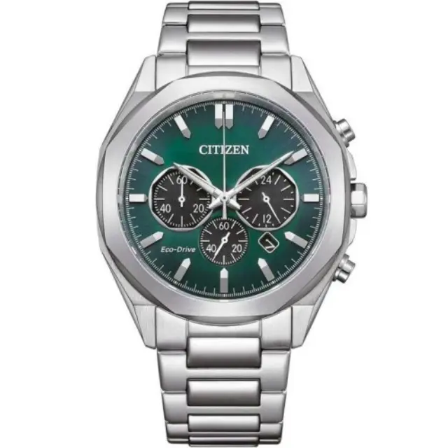 Citizen Eco Drive, Men's Chronograph Watch, Silver Stainless Steel Bracelet CA4590-81X