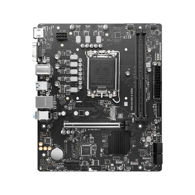 MSI Motherboard PRO H610M-E DDR4 (7D48-001R) 2