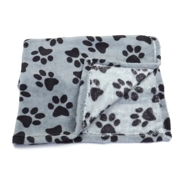 Soft Fleece Pet Κουβερτάκι Γκρί - 70 x 100cm 3