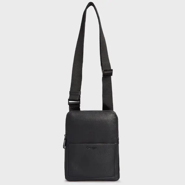 Calvin Klein - Ανδρική Τσάντα Ώμου/Χιαστί Ck Diagonal Flatpack K50K510554-BAX Μαύρο 3