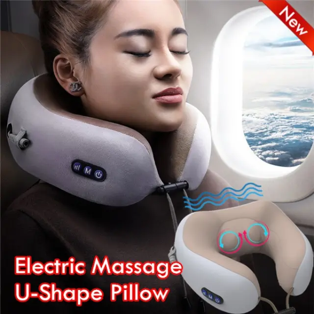 Συσκευή μαξιλάρι μασάζ - Massage pillow u-shaped - 2000mAh 2