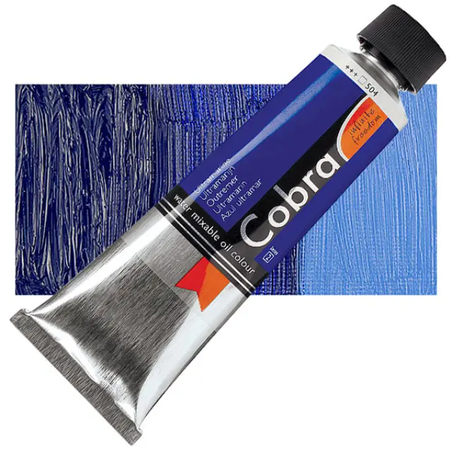 Λάδι Νερού Talens Cobra - 504 Ultramarine - 150ml