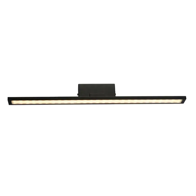 CHLOE-ΦΩΤΙΣΤΙΚΟ ΕΠΙΤΟΙΧΟ ΜΑΥΡΟ ΜΑΤ ΜΕΤΑΛΛΙΚΟ LED 16W 3000K 1040LM IP44 56X7X7CM / PN19LEDW56BK