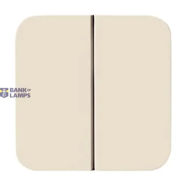 2505-212-507 Cover Plates (partly incl. Insert) Switch/push button Two-part rocker Without imprint white - Busch-Duro 2000