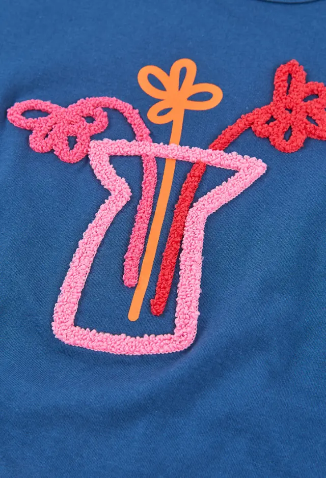 Boboli Knit t-shirt μακρυμάνικο για κορίτσι 323008-2610 3
