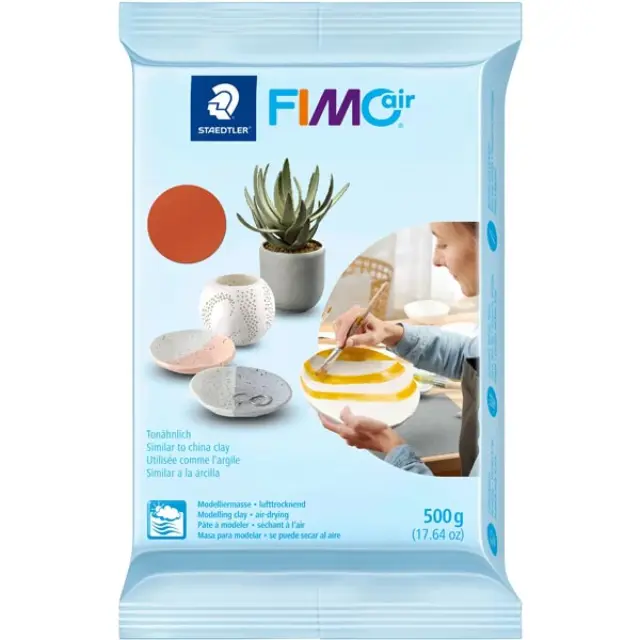 Πηλός Αυτοξηραινόμενος Staedtler FIMO Air Basic - Terracotta - 500gr