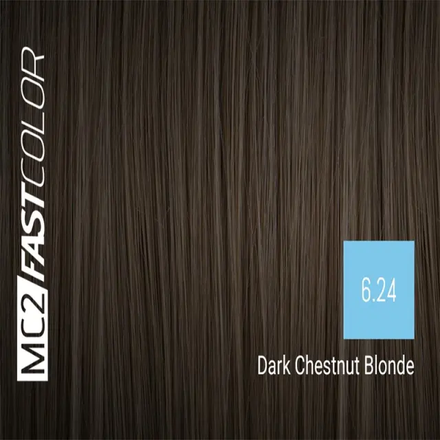 Sensus MC2 Fast Color 6.24 Dark Chestnut Blonde 100ml - (μόνιμη βαφή χωρίς αμμωνία για γρήγορη εφαρμογή) 2
