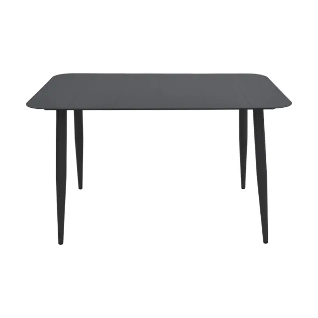 Τραπέζι Vista pakoworld αλουμίνιο σε μαύρη απόχρωση 120x70x72εκ 2