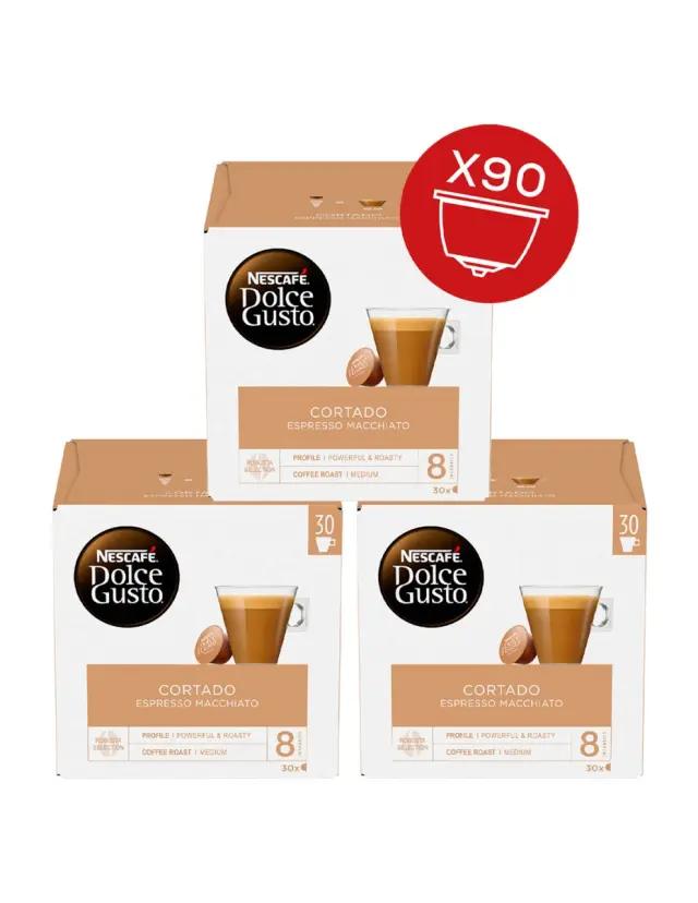 Nescafe Cortado Espresso Macchiato Κάψουλες Dolce Gusto 90τμχ