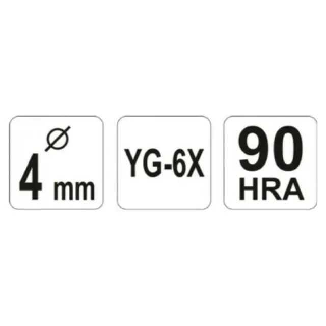 Yato Τρυπάνι Κεραμικών & Τζαμιών 4mm YT-3725 2