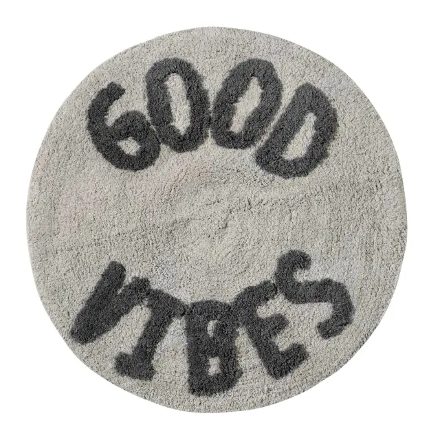 Πατάκι Μπάνιου Φ60 Cotton Das Home 0682 Γκρι