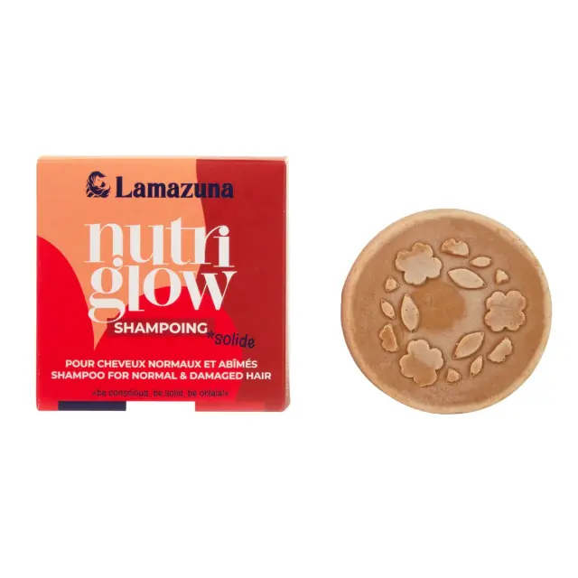 Lamazuna Solid Shampoo Nutri Glow For Normal Hair – Φυσικό Στερεό Σαμπουάν για Κανονικά Μαλλιά