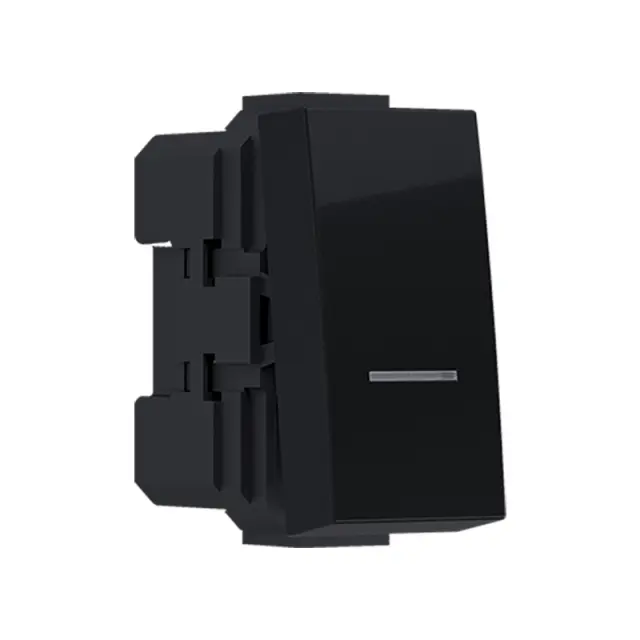 MODYS ΜΠΟΥΤΟΝ ΑΠΛΟ ΜΑΥΡΟ ΜΑΤ 1P 10A 250VAC IP20 / 10101312309