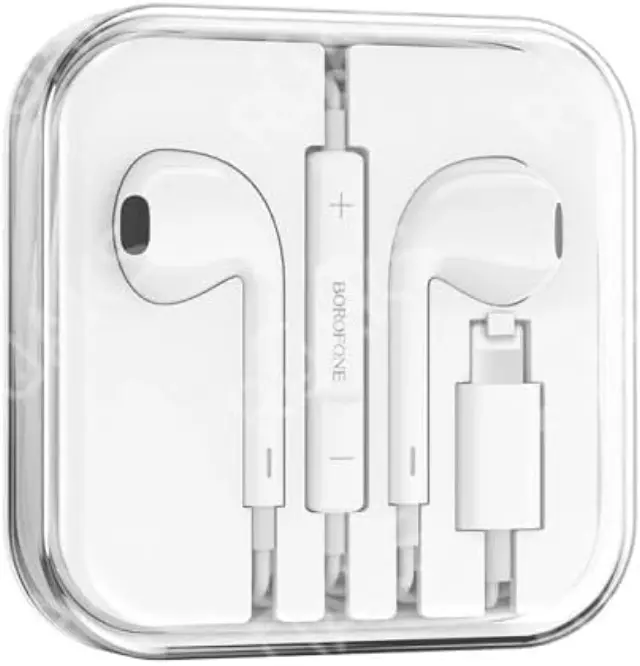 Borofone In-ear Ενσύρματα Ακουστικά με Βύσμα Lightning Άσπρα BM85 MAX 2