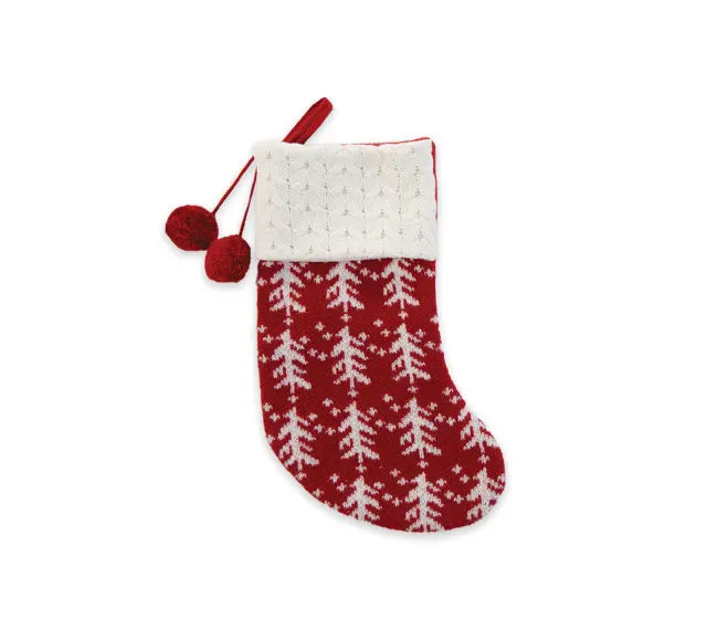 Nef-Nef Homeware Χριστουγεννιάτικη Κάλτσα Snowing 42x24 Red