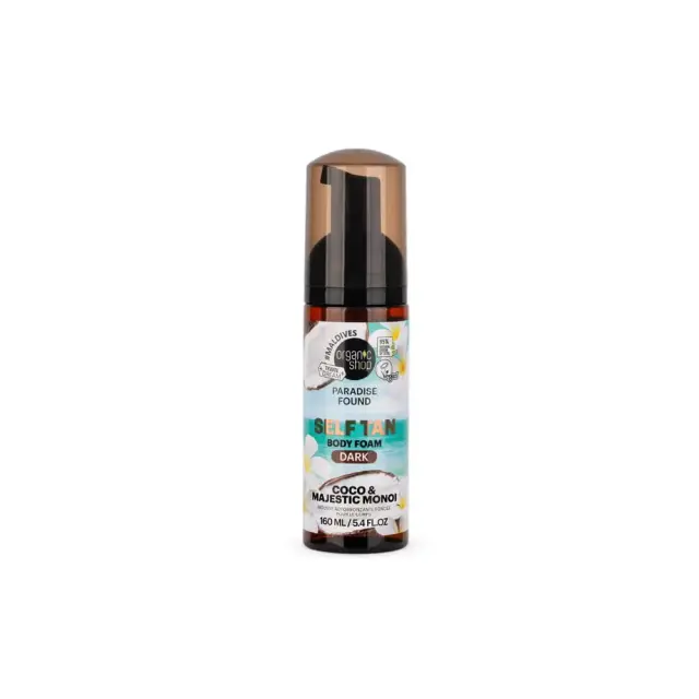 Organic Shop by Natura Siberica Paradise Found Coco & Majestic Monoi Self Tan Αφρός Μαυρίσματος Σ, 160ml