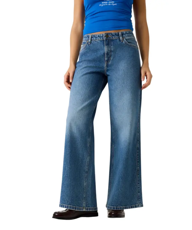 Guess - Γυναικείο Παντελόνι Τζιν G11 Regular Fit W5YA0YD6333-INUS Μπλε 2