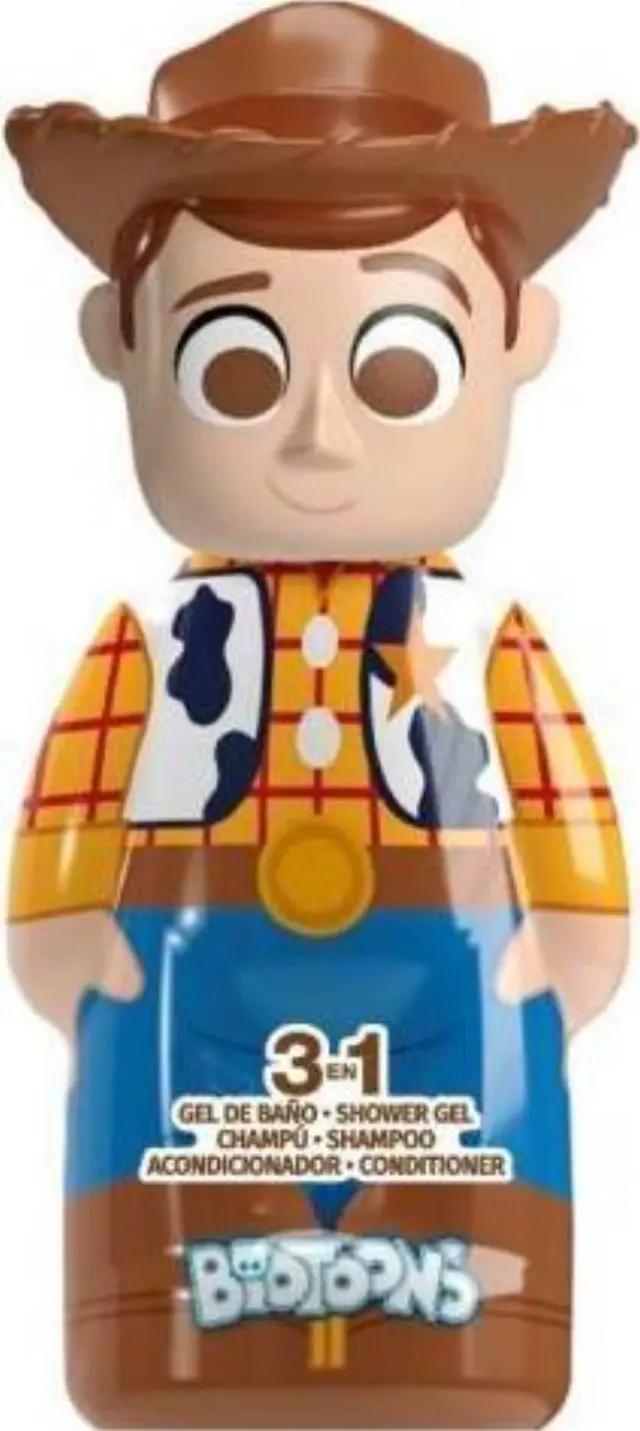 Disney Toy Story Woody 3 in 1 Bubble Bath & Shampoo Φιγούρα Αφρόλουτρο & Σαμπουάν 300ml