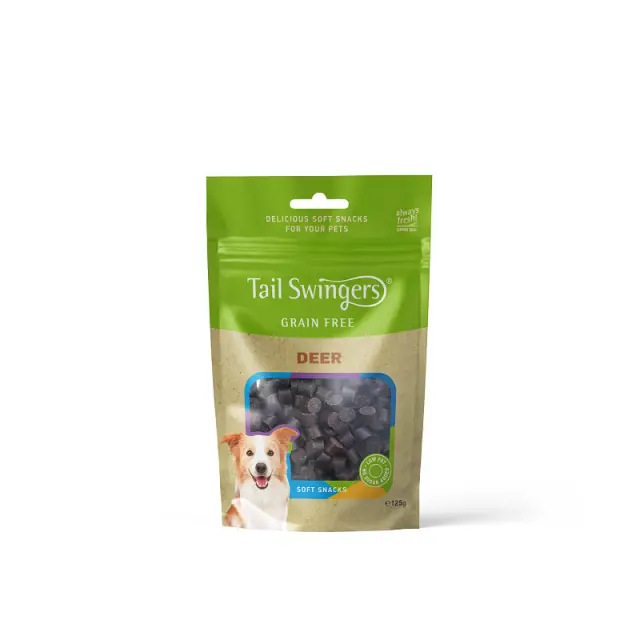 Tail Swingers Grain Free Μαλακές Λιχουδιές με Ελάφι 125gr
