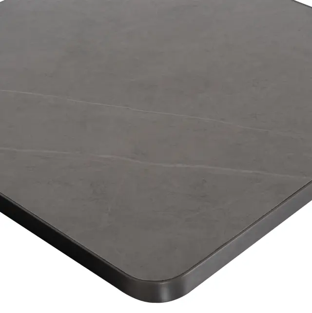 ΕΠΙΦΑΝΕΙΑ ΤΡΑΠΕΖΙΟΥ SINTERED STONE FB96654.05 GREY MARBLE--ΠΛΑΙΣΙΟ ALU ΓΚΡΙ 70x70εκ. 3