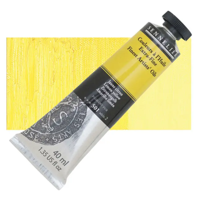 Sennelier Λάδι Finest Artists Oil 501 Lemon Yellow - 40ml