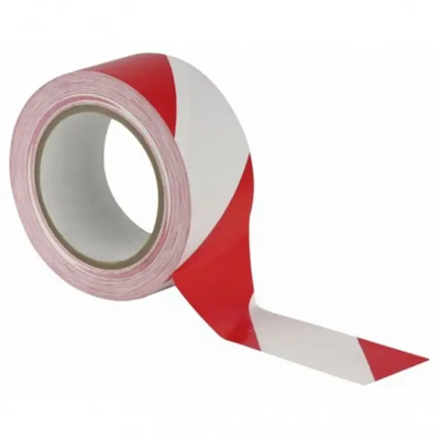 Ταινία Σήμανσης Logo 50mm x 200m Κόκκινη/Λευκή (Logo)