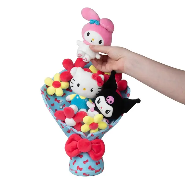 Λούτρινο Hello Kitty μπουκέτο 30εκ. 3
