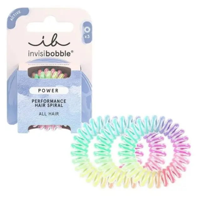 Invisibobble Power Magic Rainbow (CB) Λαστιχάκια Μαλλιών, 3Τεμάχια