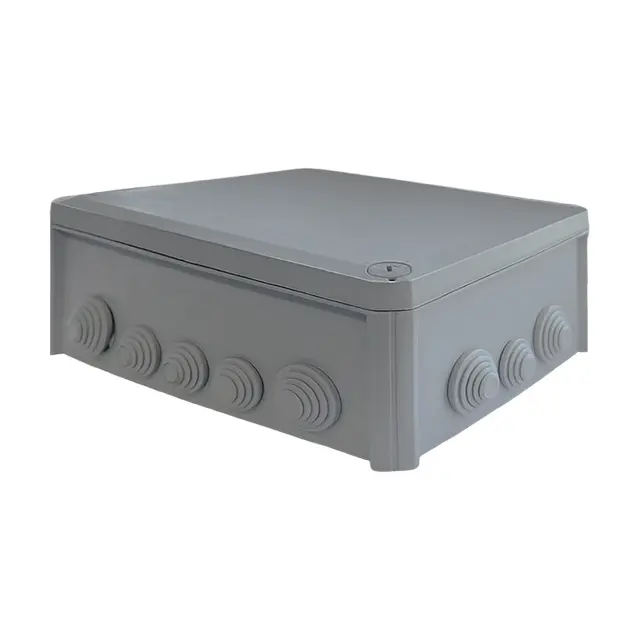 Aca Light 240x190x95mm ΕΠΙΤΟΙΧΟ ΚΟΥΤΙ ΔΙΑΚΛΑΔΩΣΗΣ ΚΑΛΩΔΙΩΝ,ΓΚΡΙ ΧΡΩΜΑΤΟΣ 10 ΔΙΟΔΙΩΝ IP66 RAL 7035