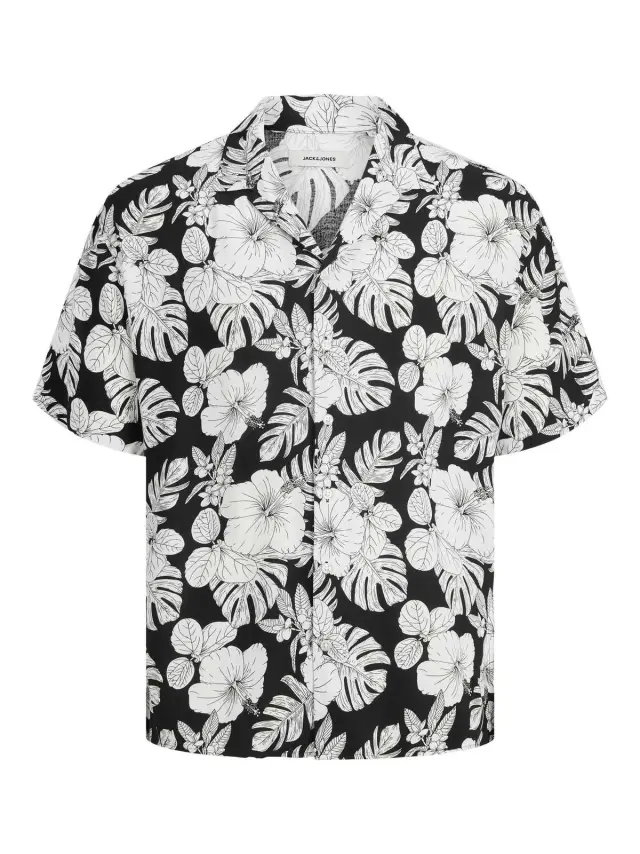JJIRWIN RESORT SHIRT SS Black - XL