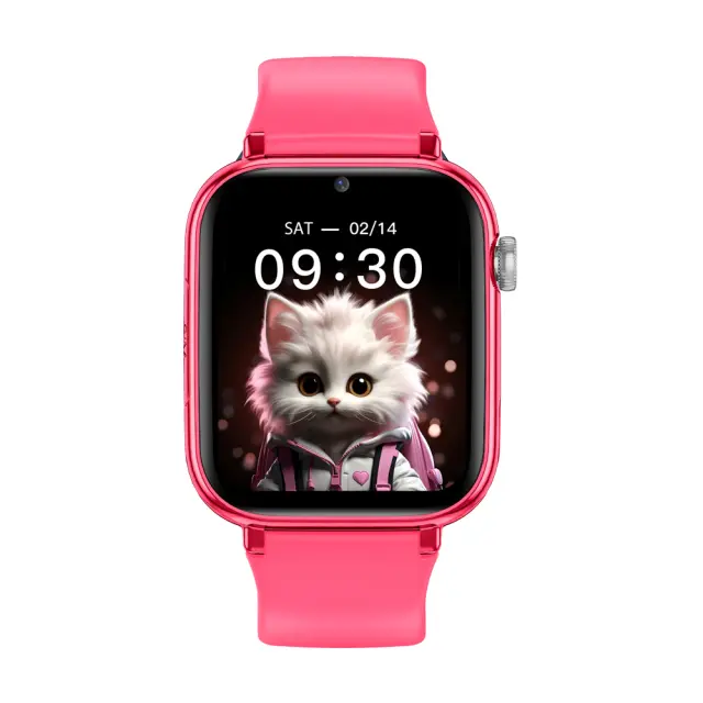 Kids Smartwatch Maxcom FW59 Kiddo 4G GPS IP65 670mAh με 1.85” IPS 20mm Silicon Band και SOS Button Ροζ με Δυνατότητα Κλήσεων 2