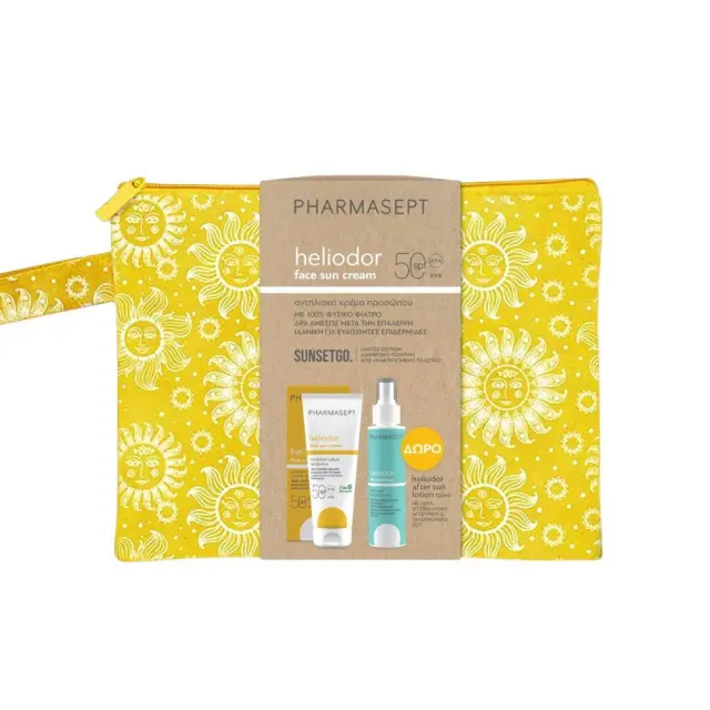 Pharmasept Heliobor Σετ με Αντηλιακή Κρέμα Προσώπου & After Sun