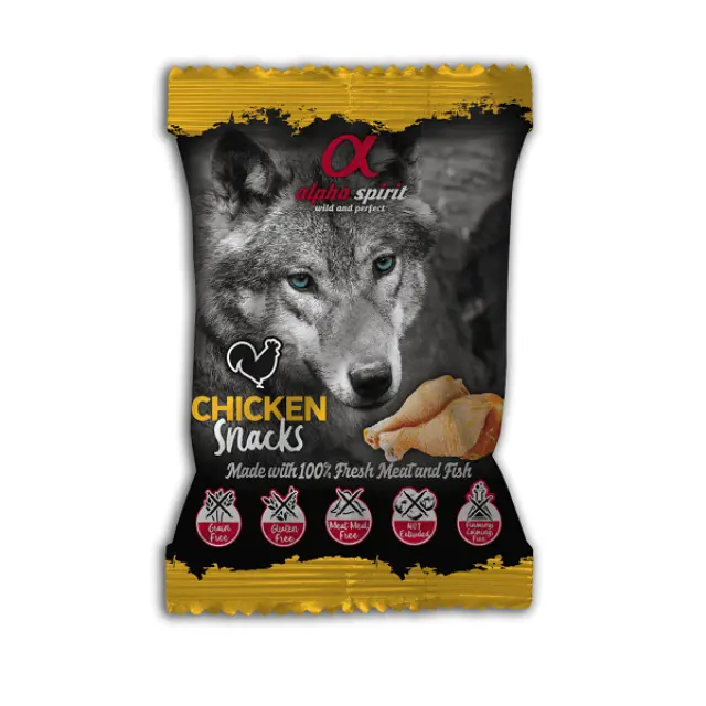 Alpha spirit Chicken Snacks 50gr