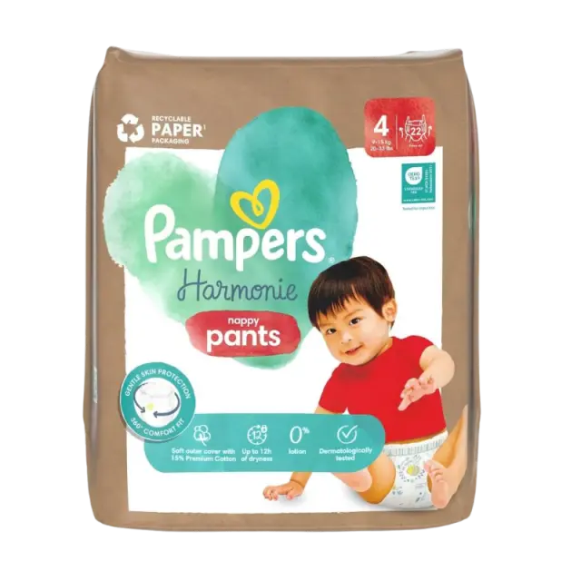 Harmonie pants πανα βρακακι no4 9-15kg 22τμχ