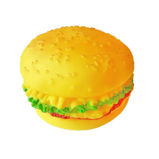 Παιχνίδι Σκύλου Hamburger με ήχο Διαμ. 9x5.5cm