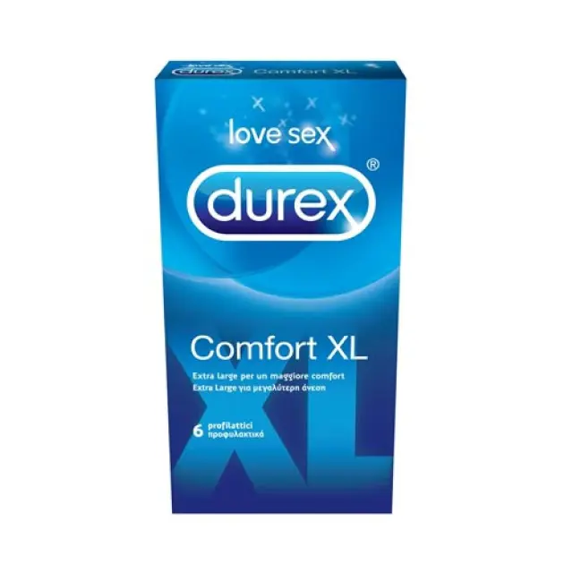 Durex Προφυλακτικά Comfort XL 6τεμ (Προφυλακτικά) 2