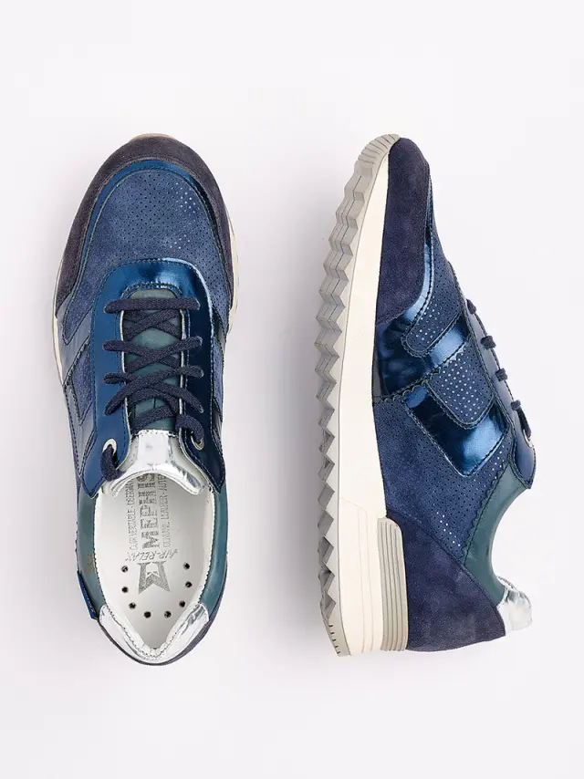 Mephisto Sneakers Γυναικείο δέρμα Nubuck Μπλέ MEP/TRECY INDIGO - 36 3