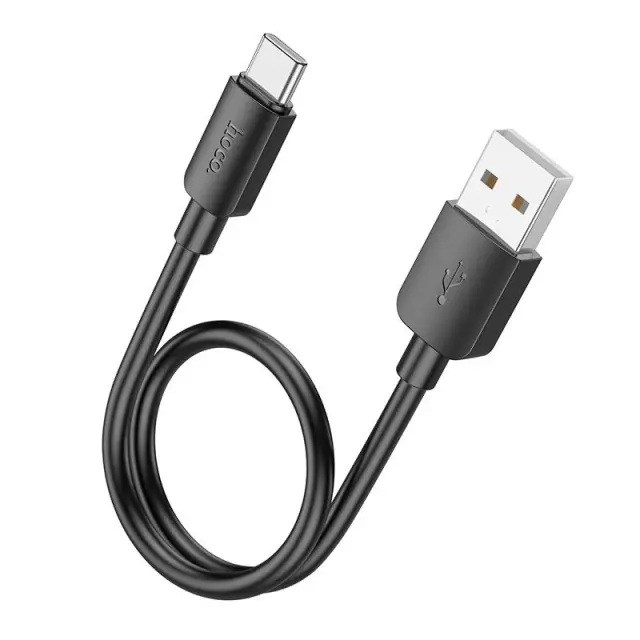Καλώδιο Hoco X96 USB-A to USB-C 27W Black 0.25m (X96C025-BK)