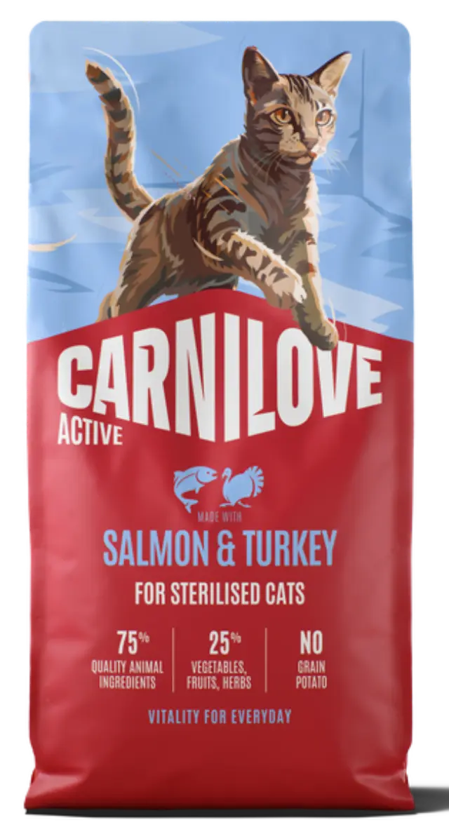 Carnilove Active Cat Sterilised Cats Salmon-Turkey 2kg