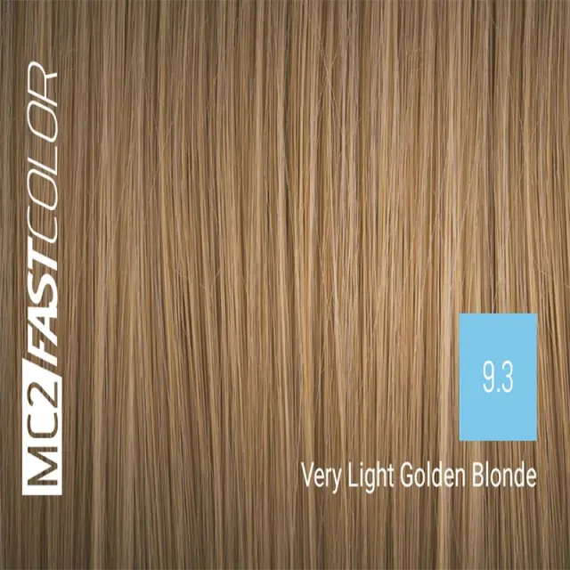 Sensus MC2 Fast Color 9.3 Very Light Golden Blonde 100ml - (μόνιμη βαφή χωρίς αμμωνία για γρήγορη εφαρμογή) 2