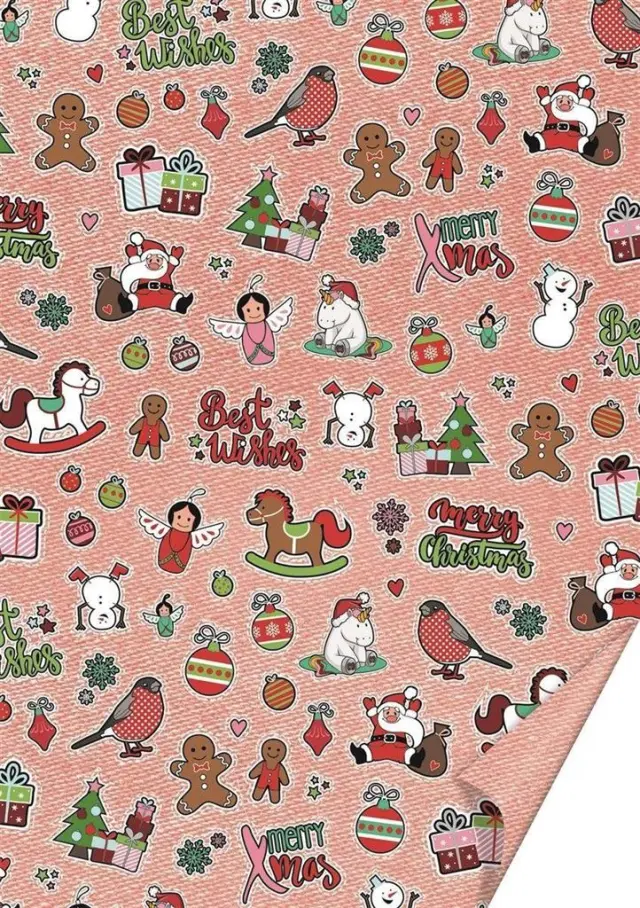 Heyda Τυπωμένο Χαρτόνι 50Χ70 300gr Christmas Patches/ 2847717-29 (Heyda)