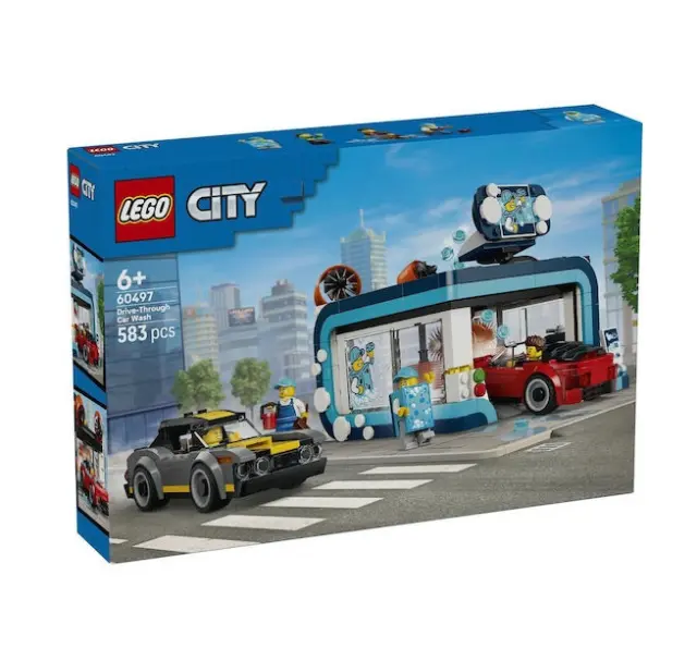 LEGO CITY 60497 Drive-Through Car Wash