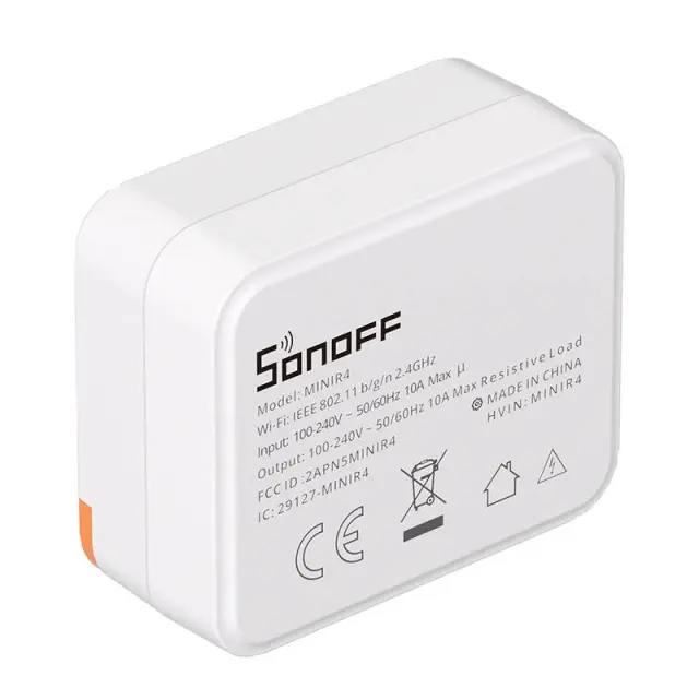 Sonoff Έξυπνος Ενδιάμεσος Διακόπτης MINIR4 (Λευκό) 3