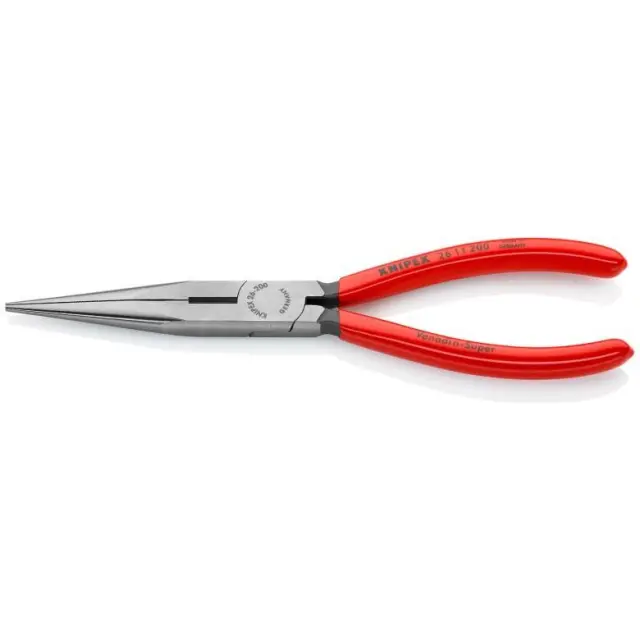 Knipex 2611200 - Μυτοτσίμπιδο με ημιστρόγγυλα ράμφη και πλαγιοκόφτη (Μυτοτσίμπιδο με μακριά ράμφη)