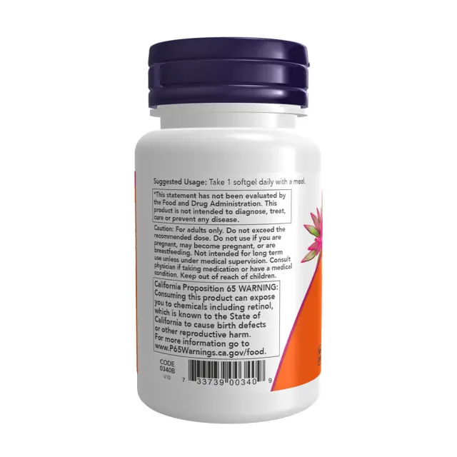 Now Foods Vitamin A 25,000 IU 3