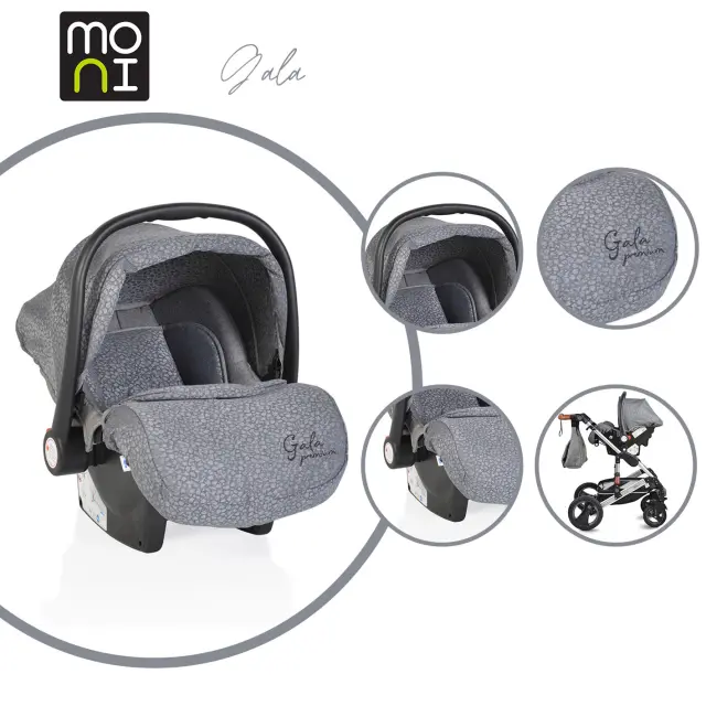 MONI - Car seat Gala Premium panther - 3800146239763