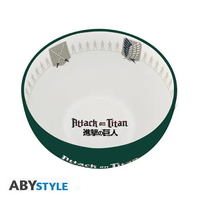 Μπωλ κεραμικό ATTACK ON TITAN - Bowl - 600 ml - "Emblems S3" cardboard box ABYBOL066 3