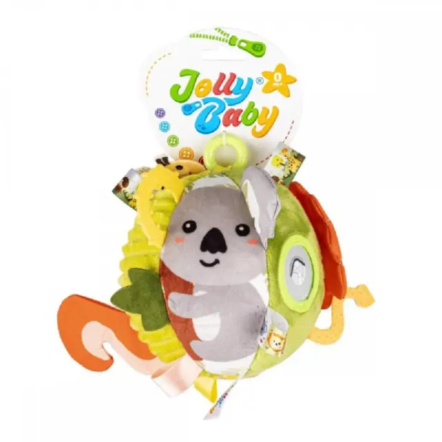 Jolly Baby Μαλακή Μπαλίτσα Soft Jungle Deluxe 82611 3