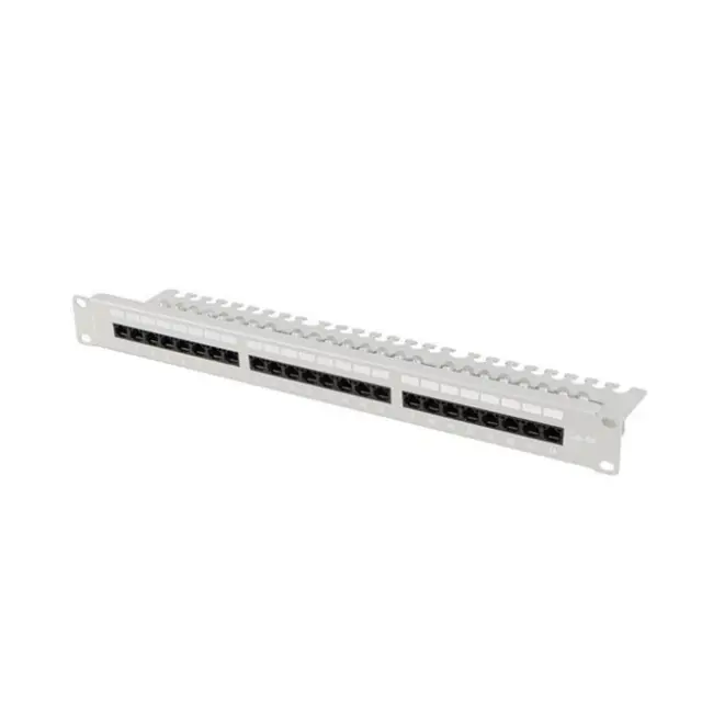 Lanberg Patch Panel 24port 1U 19" CAT.6A UTP Gray (PPUA-1124-S)