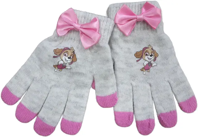 Παιδικά Γάντια Grey Pink Paw 7130022